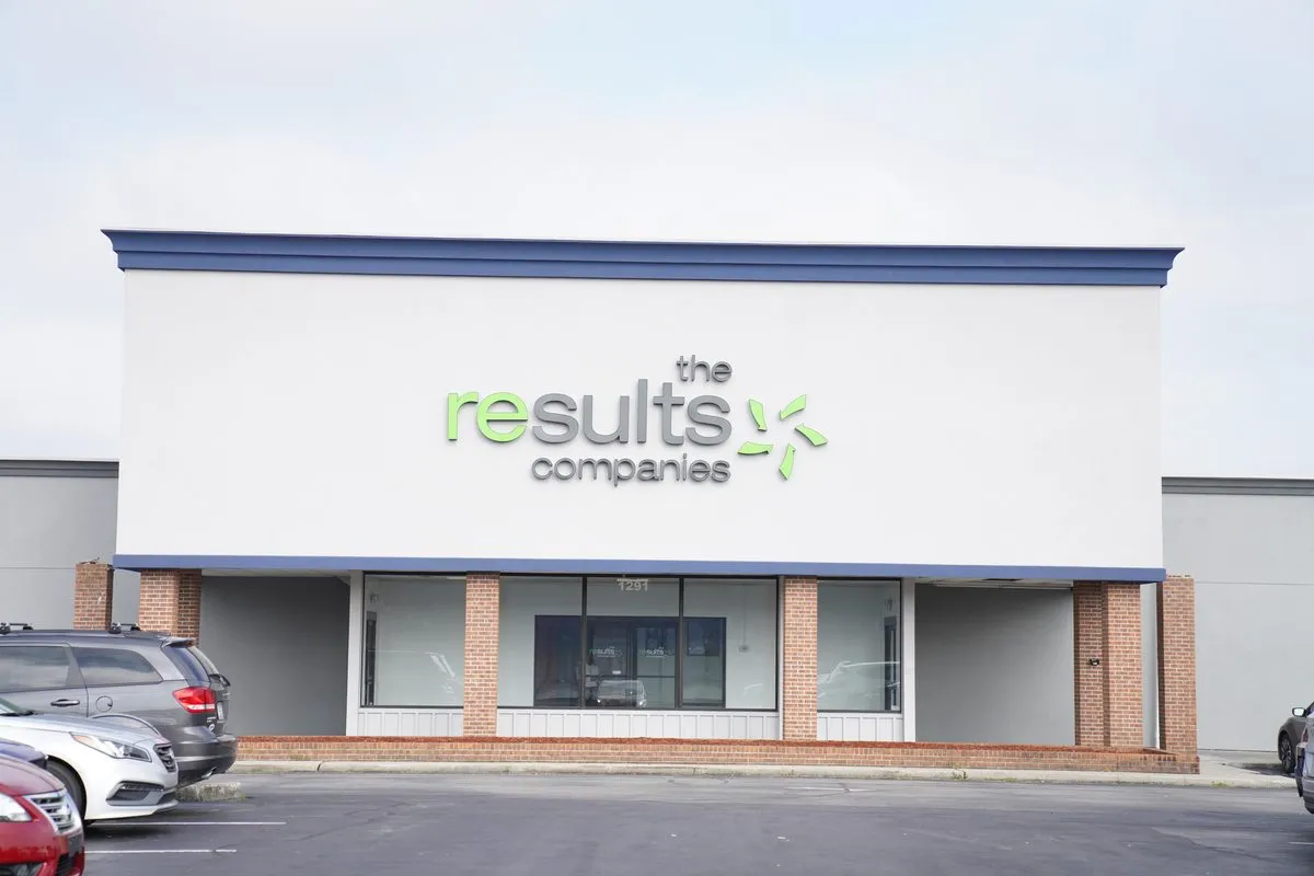 The Results Companies channel letters