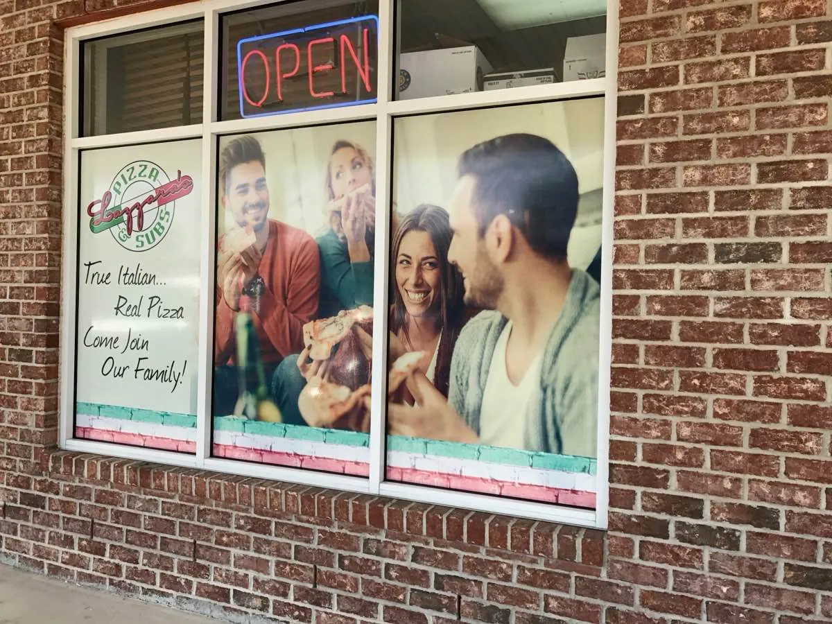 Window vinyl wrap