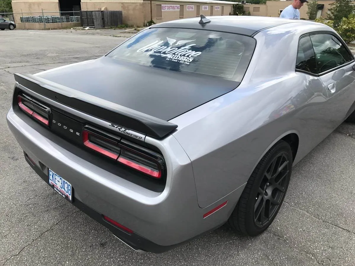 Dodge Challenger SRT partial wrap