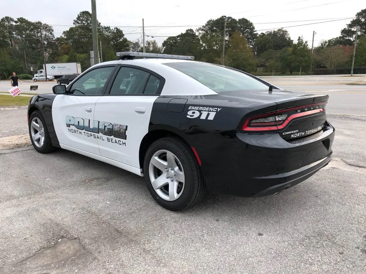 Police car wrap