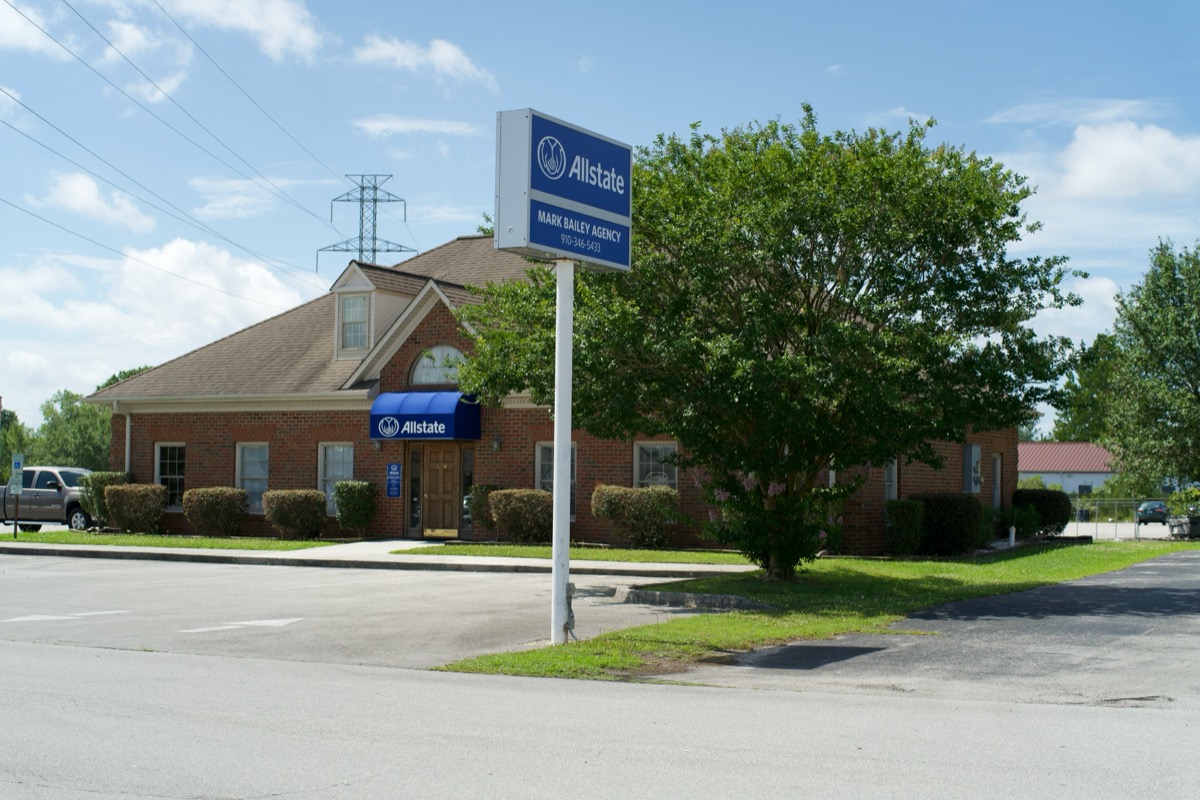 Allstate office exterior signage