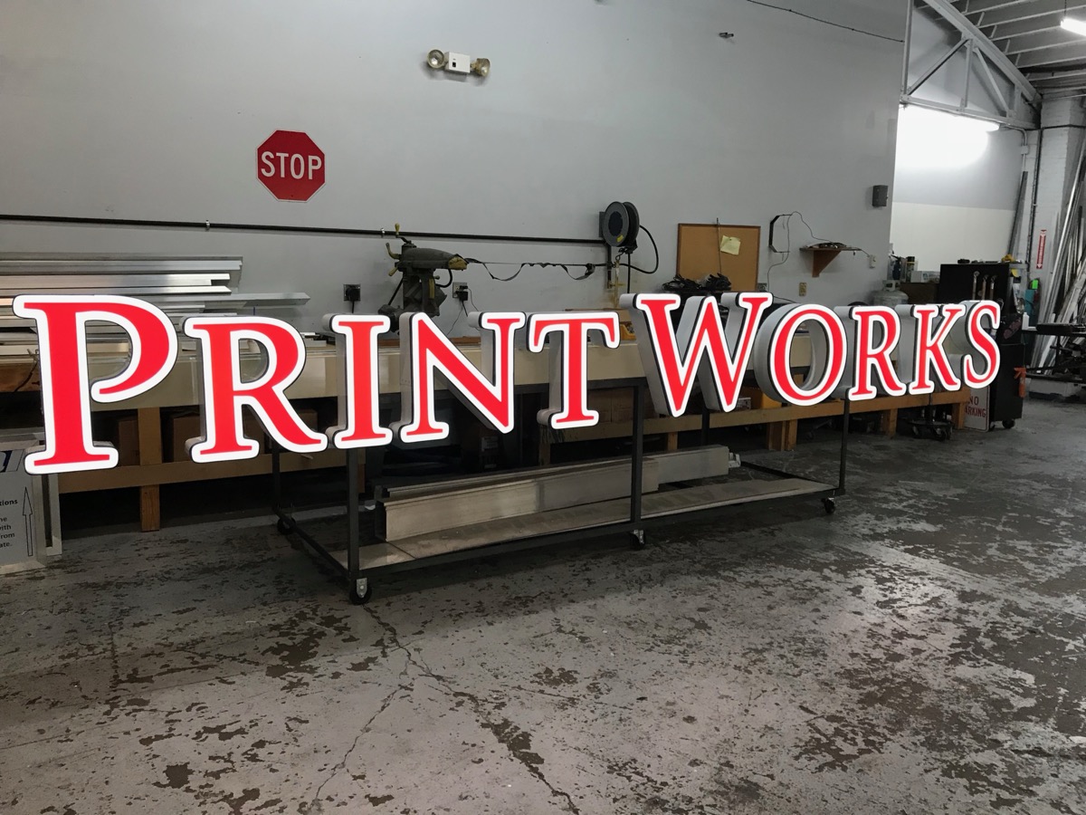 PrintWorks channel letters