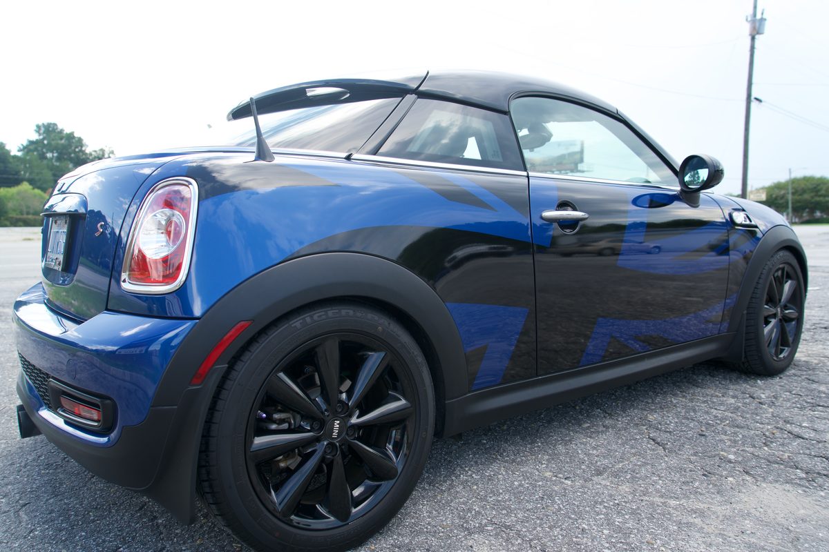 Mini Cooper color change wrap
