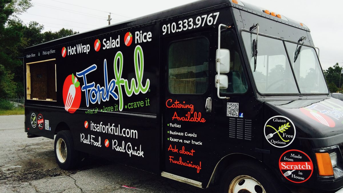 Forkful food truck full wrap